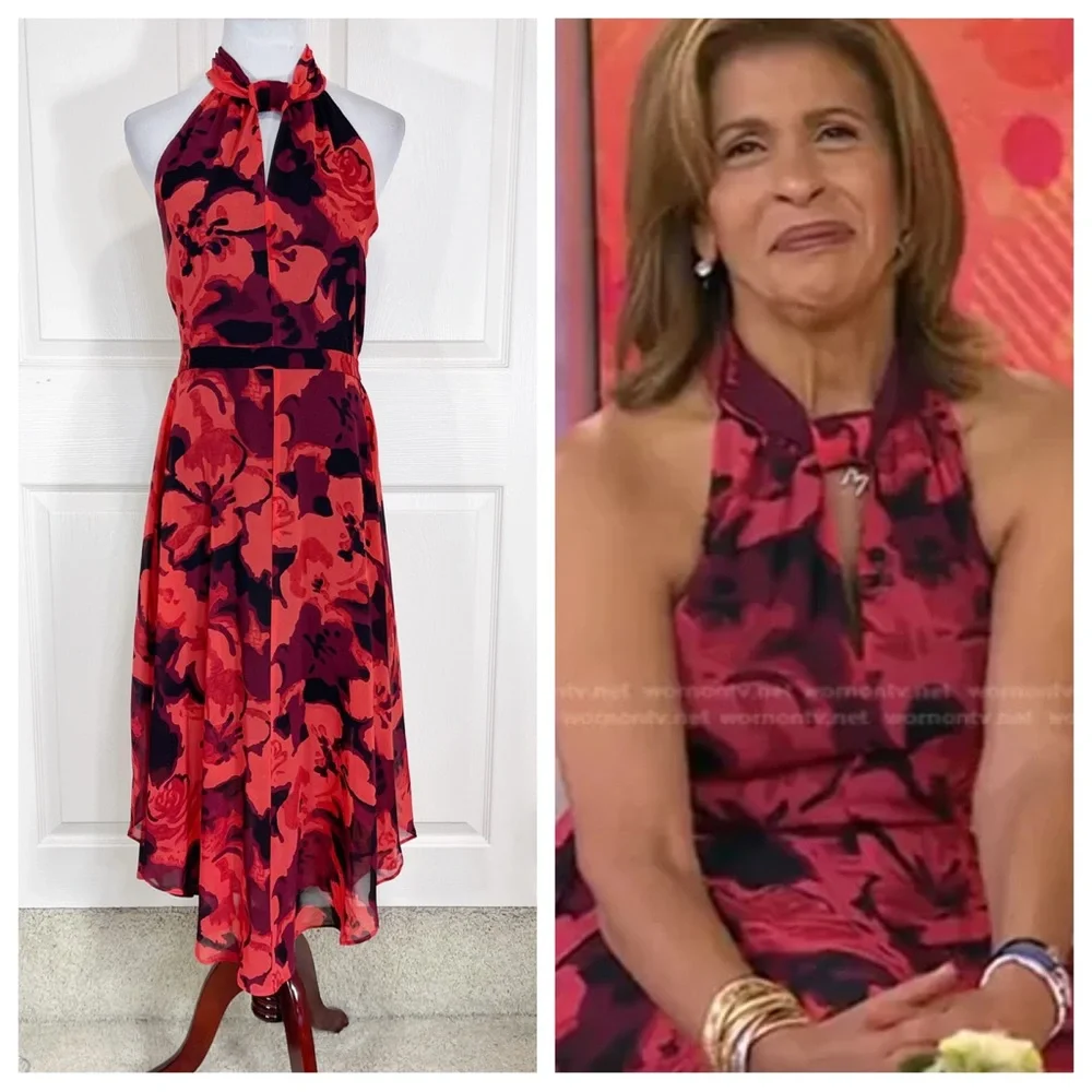 Rachel Roy floral halter top dress - Picture 1 of 6